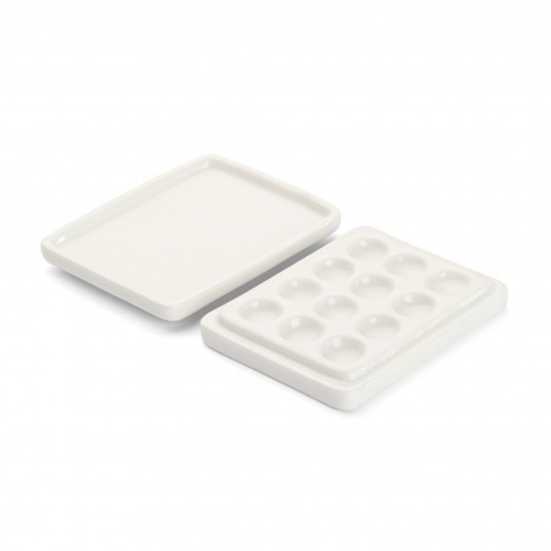 Палитра керамическая с крышкой 