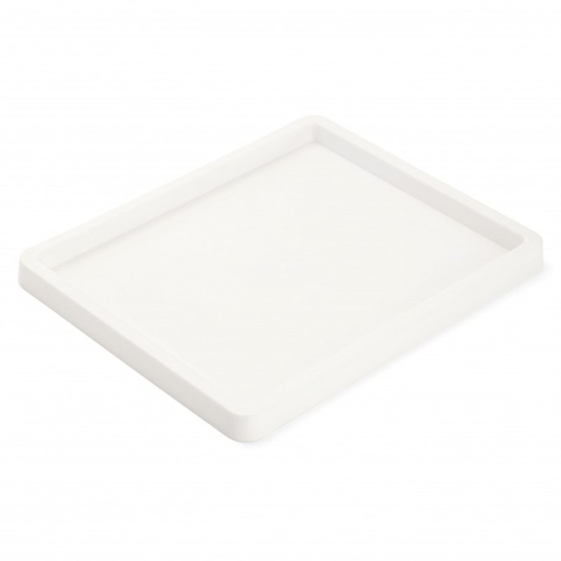 Лоток для краски пластиковый, 20x25 см, белый