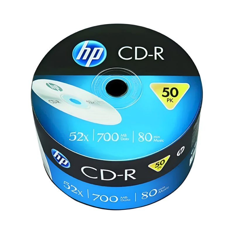 Диск CD-R HP, 700 Мб, 50 шт, CRE00070-3