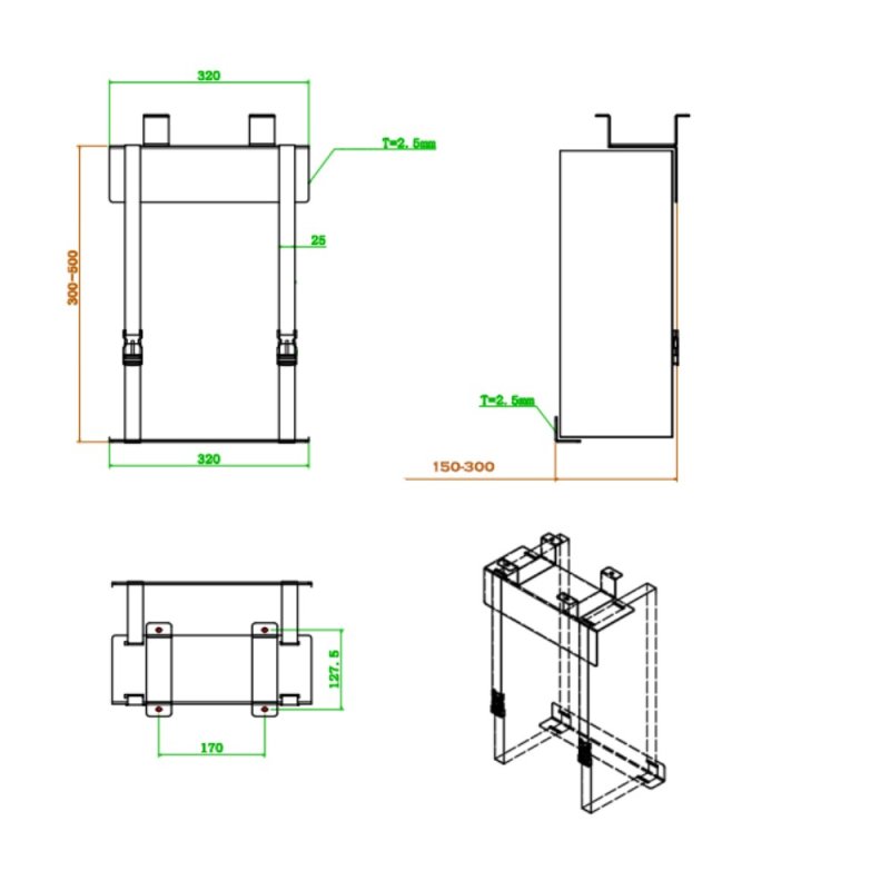 Держатель для системного блока 