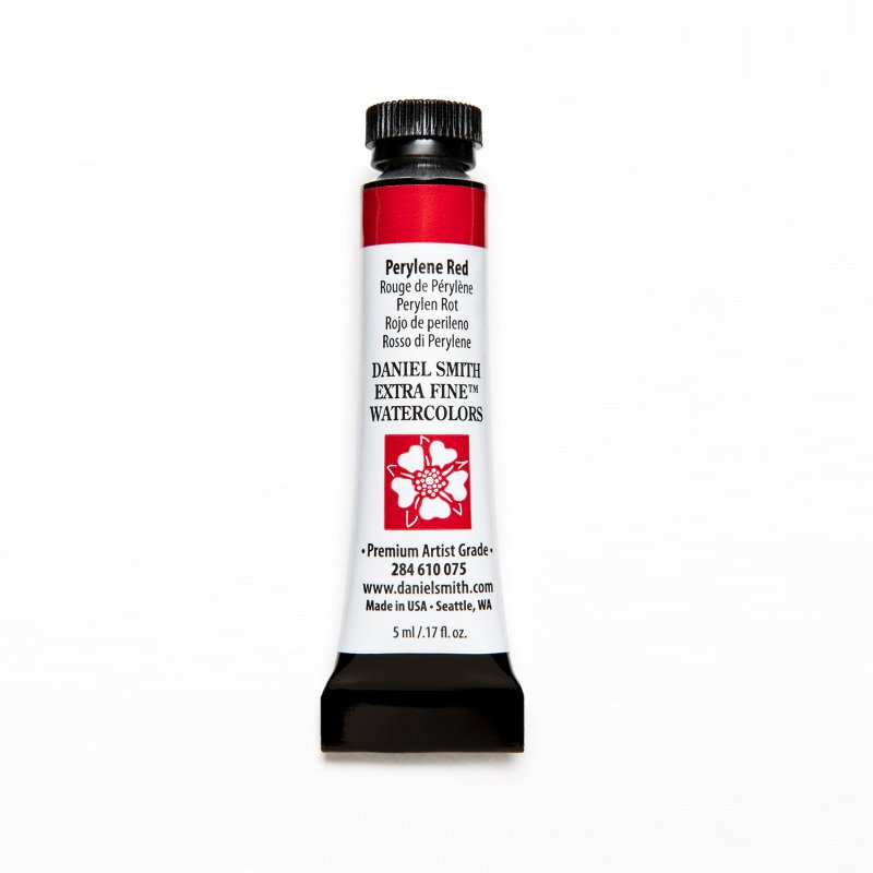 Краски акварельные Daniel Smith периленовый красный, 5мл., туба