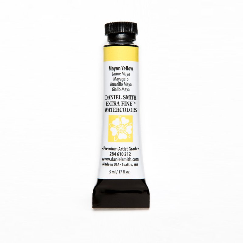 Краски акварельные Daniel Smith, майский желтый, 5 мл, туба