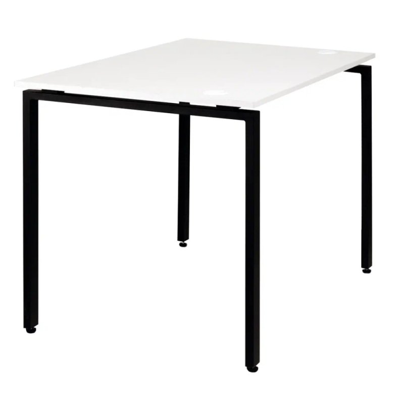 Стол письменный Millwood Лофт Сиэтл (ДТ-5), 1300х700 мм, белый, черный