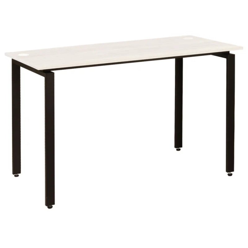 Стол письменный Millwood Лофт Сиэтл (ДТ-5), 1300х700 мм, дуб белый крафт, черный