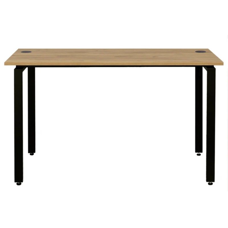 Стол письменный Millwood Лофт Сиэтл (ДТ-5), 1300х700 мм, дуб золотой крафт, черный