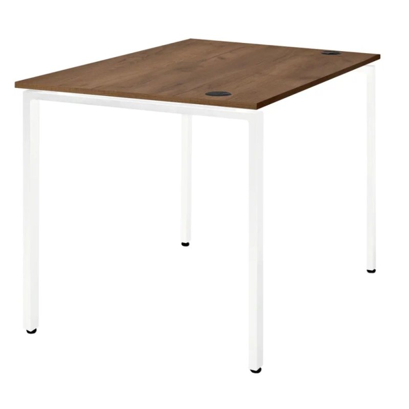 Стол письменный Millwood Лофт Сиэтл (ДТ-5), 1300х700 мм, дуб табачный крафт, белый