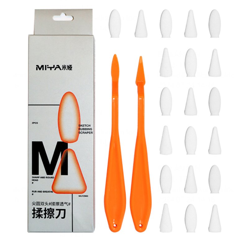 Набор ножей и спонжей для пастели 