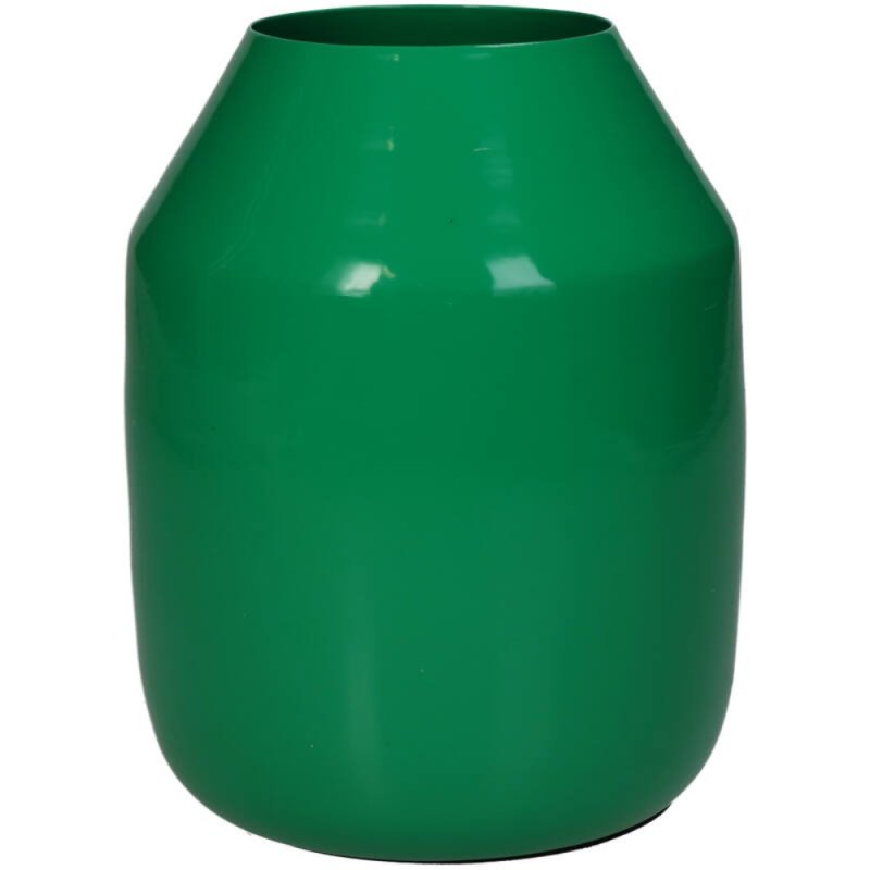 Ваза «Iron», металл, зеленый