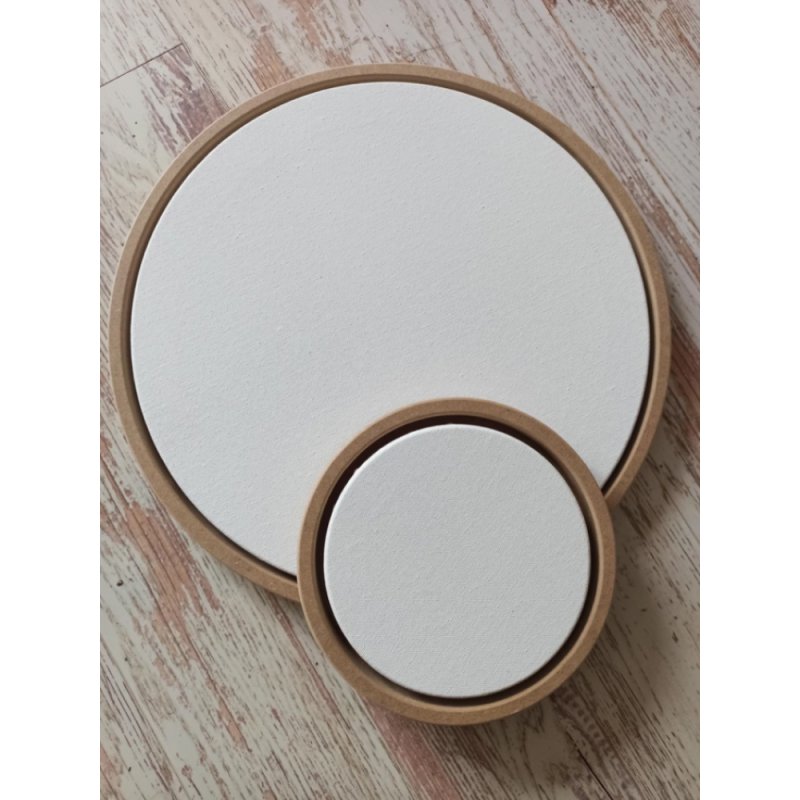 Холст на подрамнике круглый 