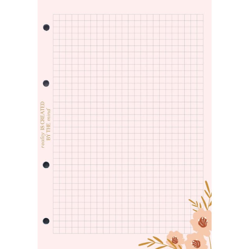 Сменный блок для тетради на кольцах 