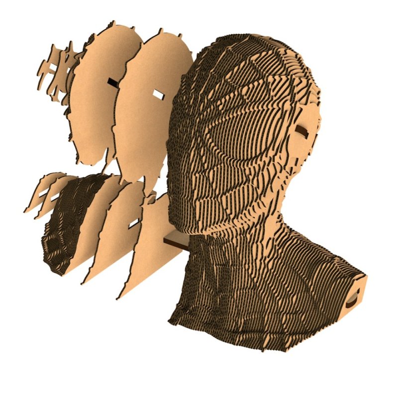 Пазл картонный 3D 