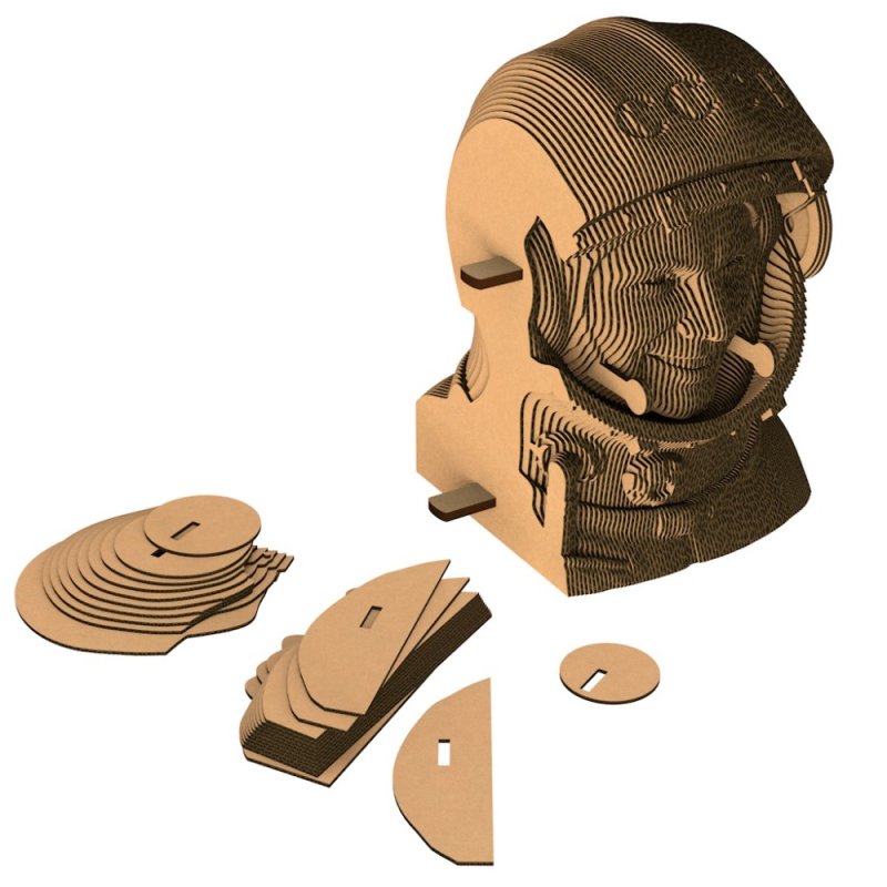 Пазл картонный 3D 