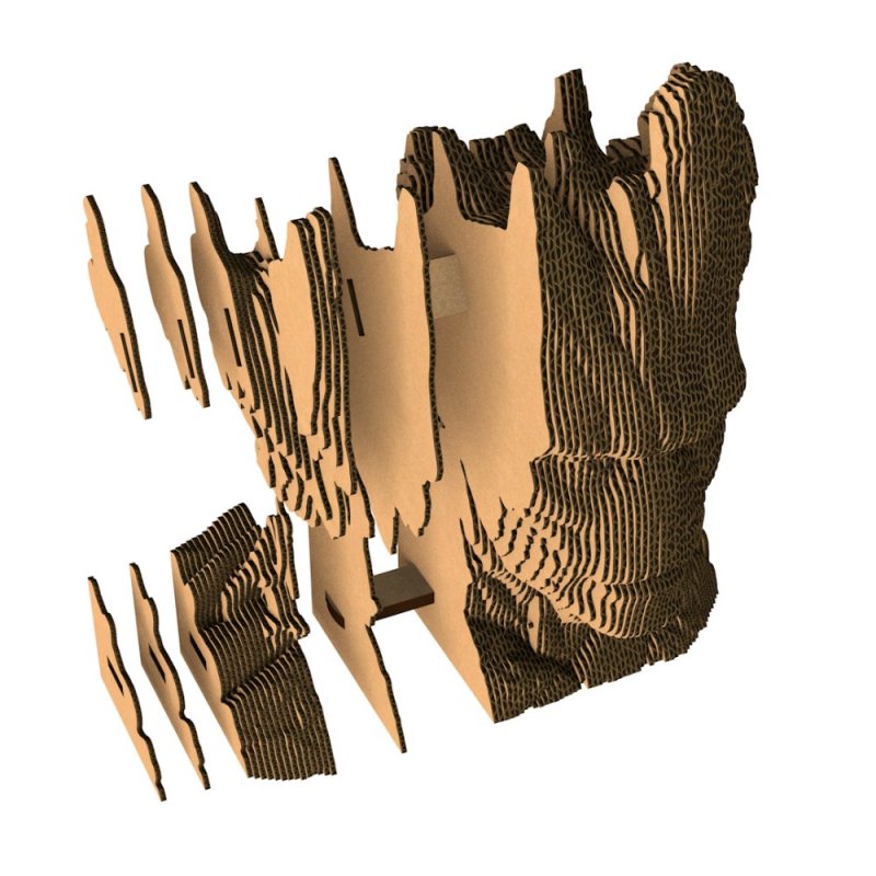 Пазл картонный 3D 