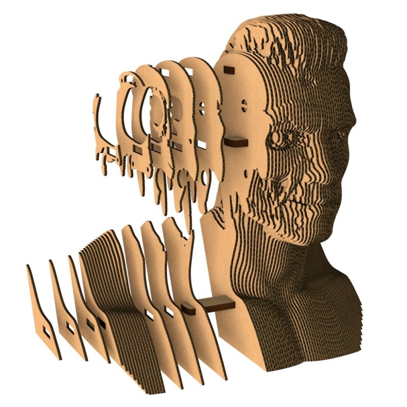 Пазл картонный 3D 