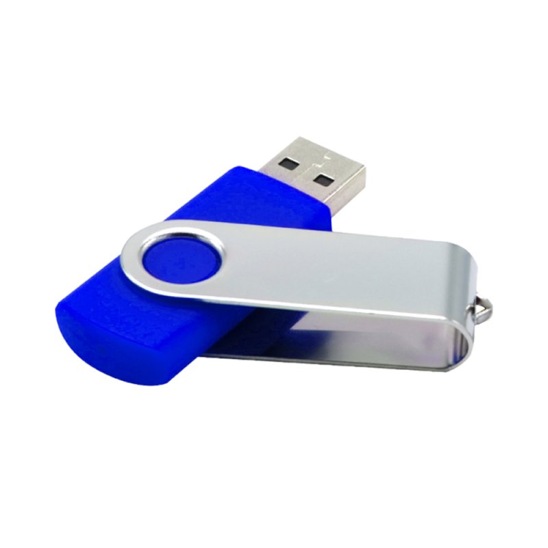 USB Flash 2.0 16 Gb VDF-008, пластик, метал, синий