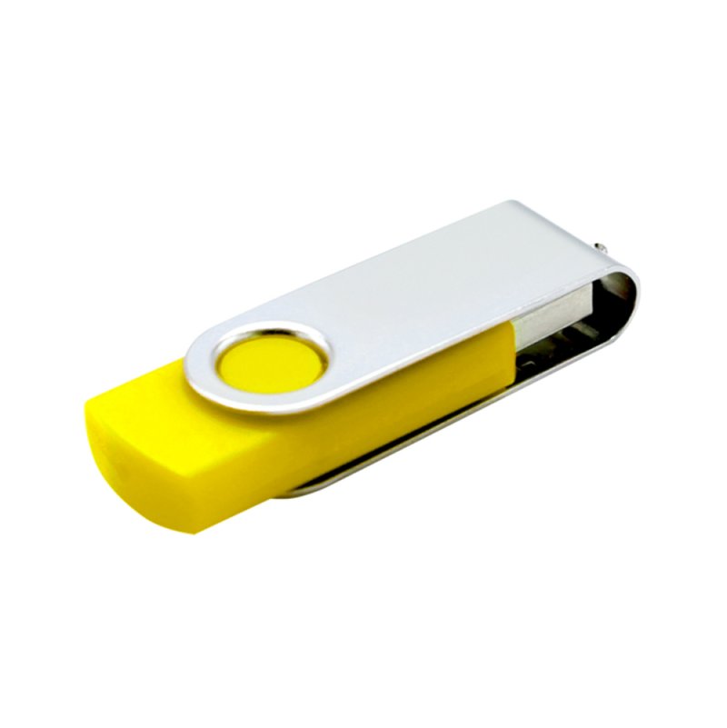 USB Flash 2.0 16 Gb VDF-008, пластик, метал, желтый
