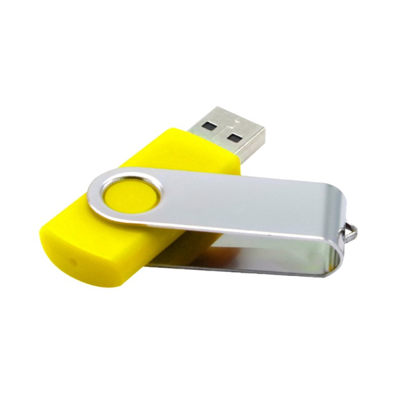 USB Flash 2.0 16 Gb VDF-008, пластик, метал, желтый