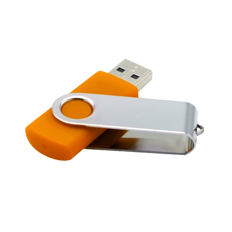 USB Flash 2.0 16 Gb VDF-008, пластик, метал, оранжевый