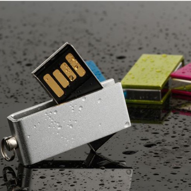 USB Flash 2.0 16 Gb VDM-055, пластик, метал, белый