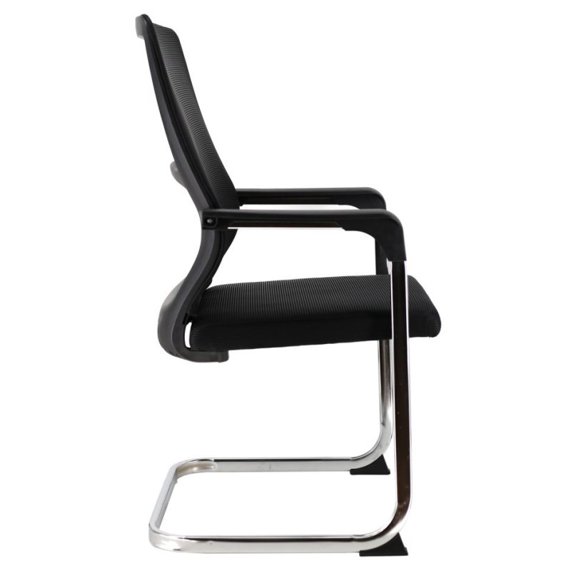 Кресло для посетителей EVERPROF EP-510 сетчатая ткань, черный