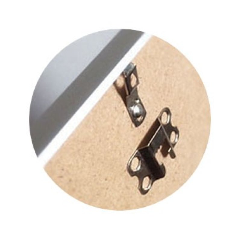 Фоторамка Zebra, 30*40 мм, со стеклом, серебристый