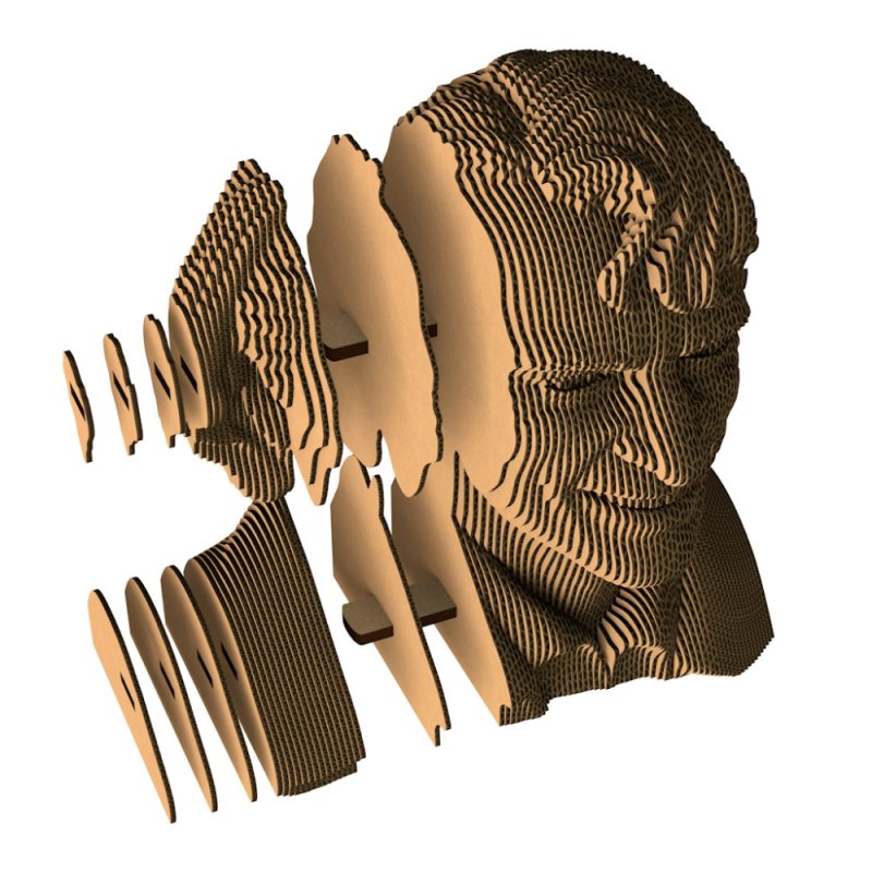 Пазл картонный 3D 