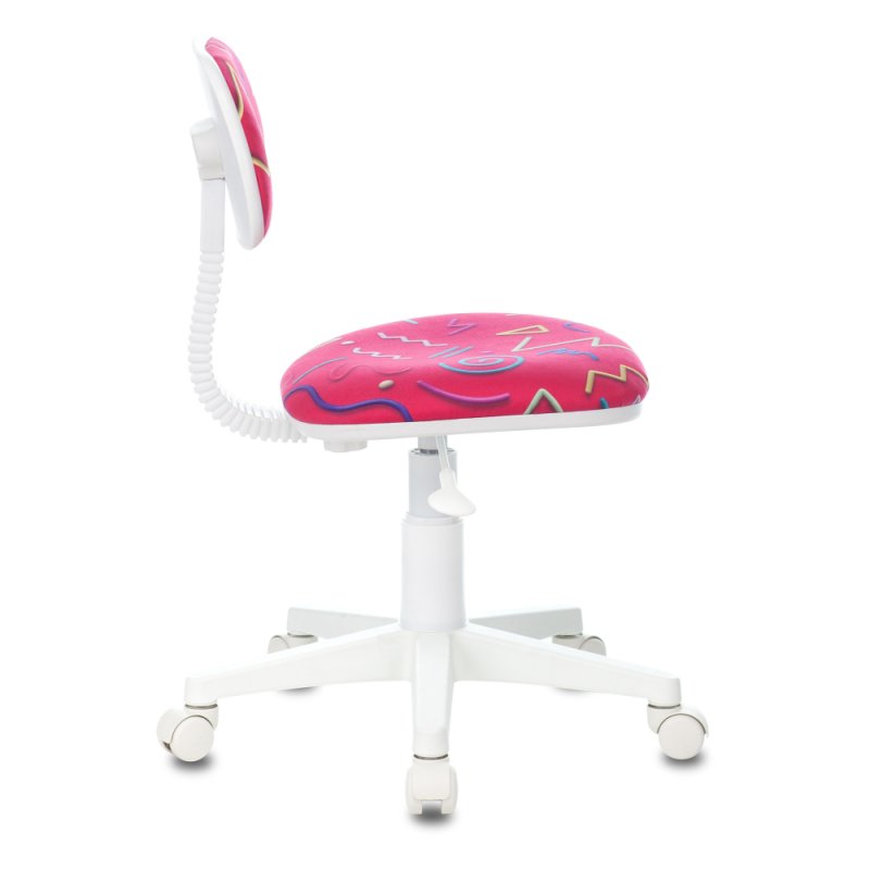 Кресло детское Бюрократ CH-W201NX, ткань, пластик, малиновый