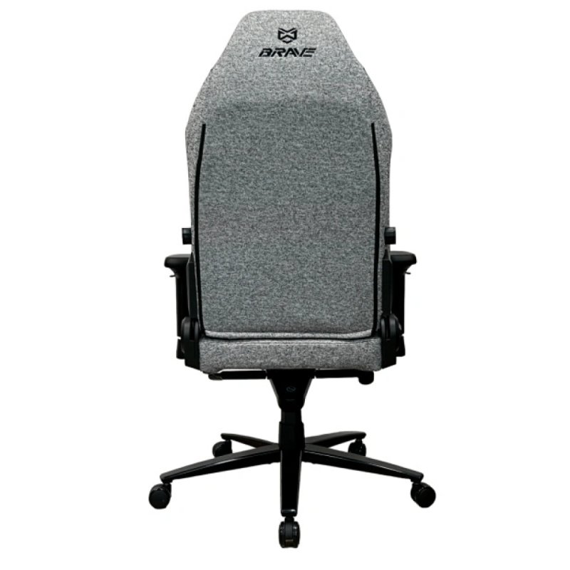 Кресло игровое BRAVE AF-2 Troll Grey ткань, серый, крестов. металл