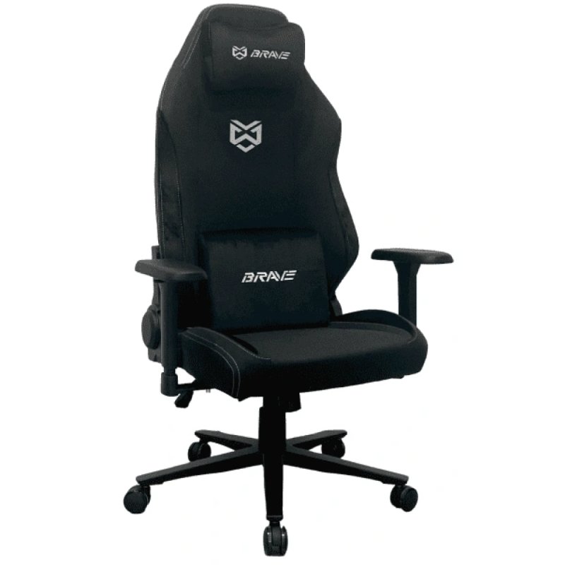 Кресло игровое BRAVE AF-1 Grizzly Black, ткань, черный