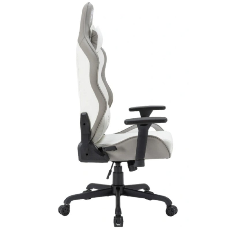 Кресло игровое BRAVE WS-4 Cronus White, экокожа, белый