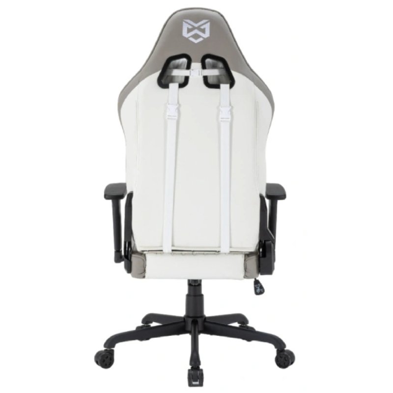 Кресло игровое BRAVE WS-4 Cronus White, экокожа, белый