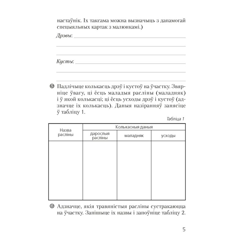 Бiялогiя. 7 клас. Сшытак для лабараторных i практычных работ, Лісаў М. Д.