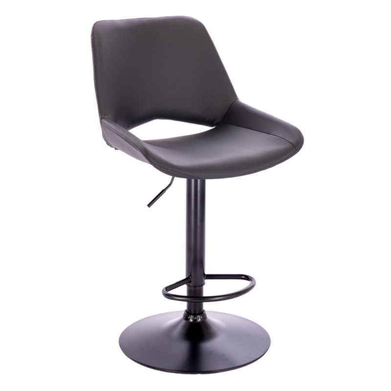 Стул барный EVERPROF Flash экокожа, черный