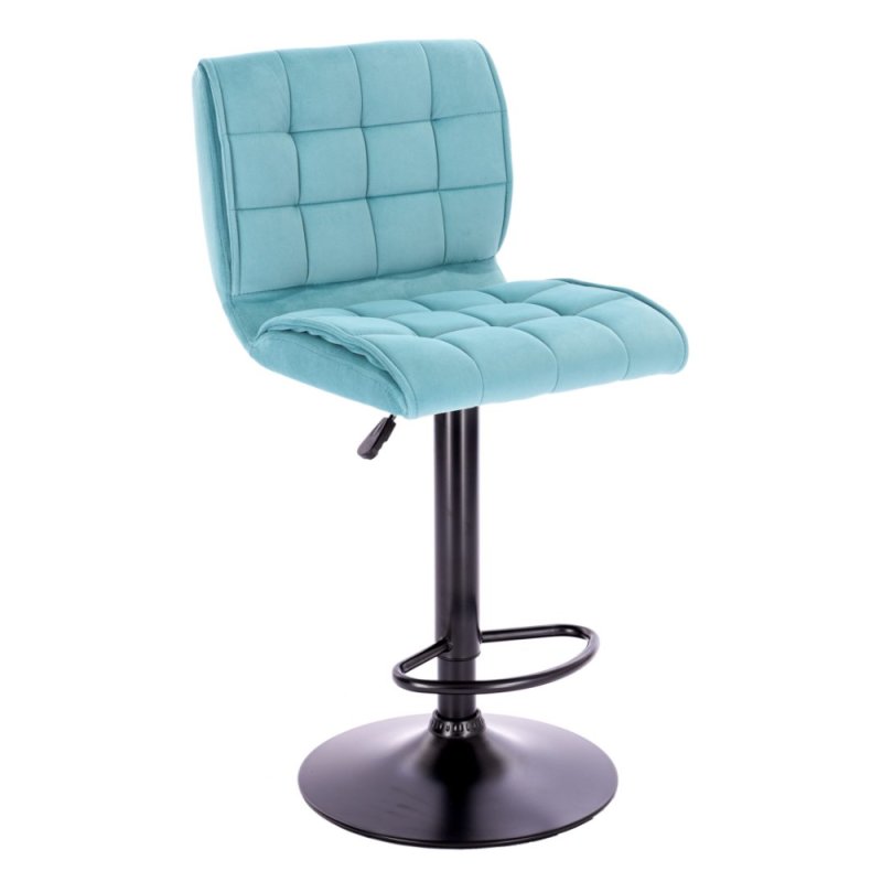 Стул барный EVERPROF Richy ткань, светло-бирюзовый