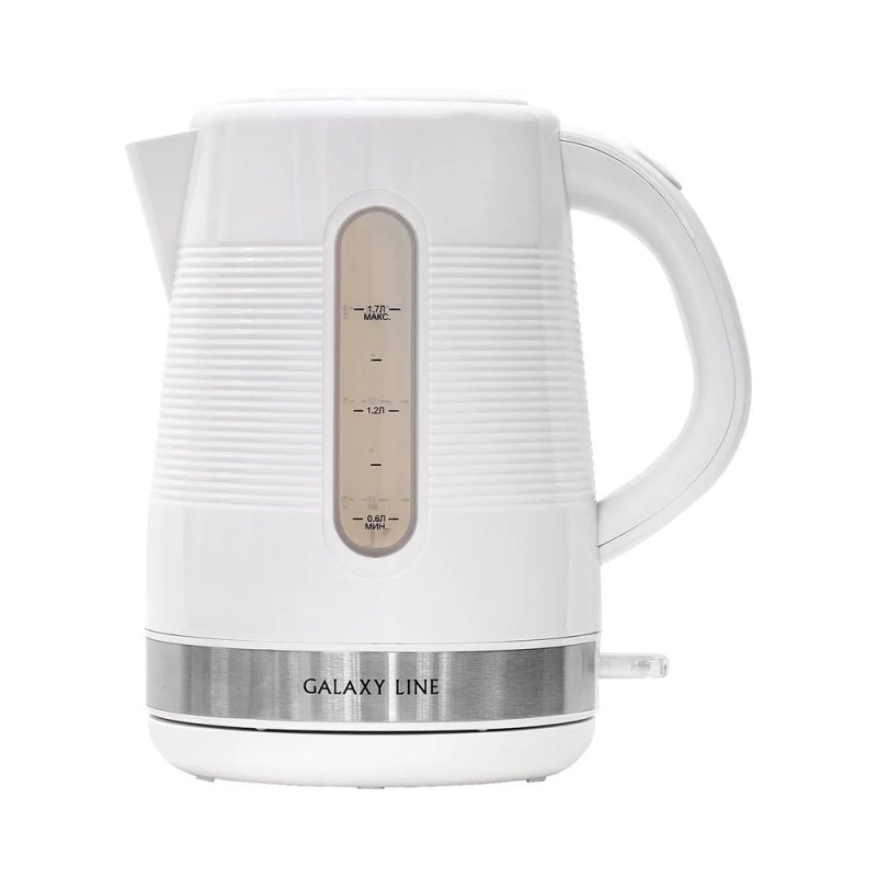 Электрочайник Oasis K-3PWG, пластик, белый