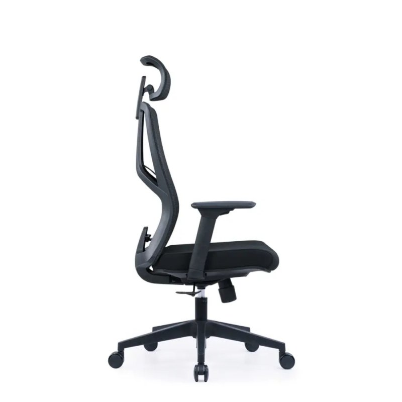 Кресло для руководителя SitZone CH-359A сетка/ткань, черный