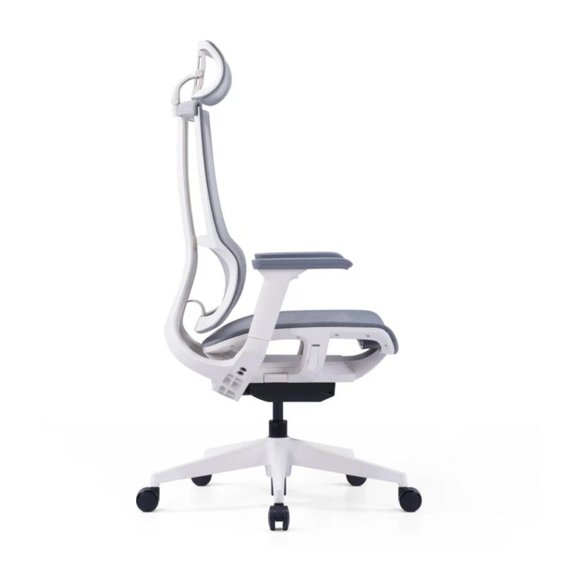 Кресло для руководителя SitZone E-303-001A-P1-WH сетка, серый