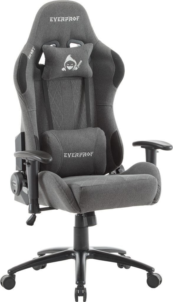 Кресло д/руководителя EVERPROF Ghost ткань, серый, крестов. металл