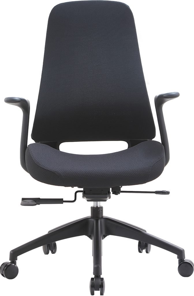 Кресло д/руководителя EVERPROF Bug ткань, черный, крестов. пластик