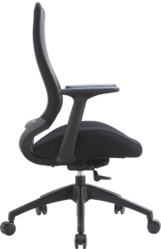 Кресло д/руководителя EVERPROF Bug ткань, черный, крестов. пластик