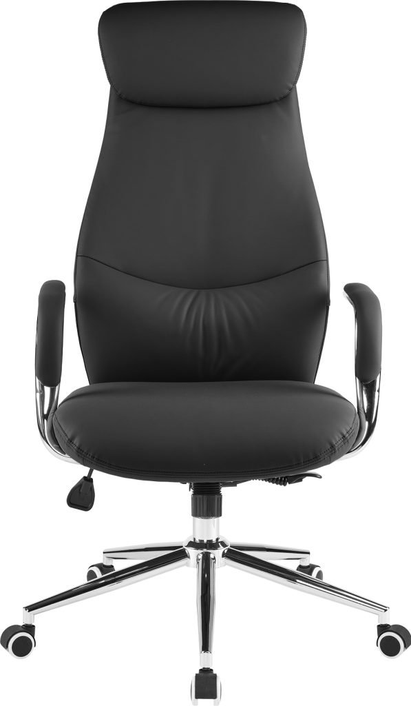 Кресло д/руководителя EVERPROF Bell экокожа, черный, крестов. хром