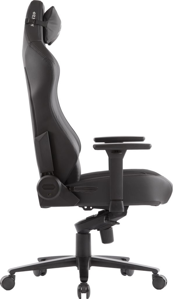 Кресло игровое EVERPROF Hanzo экокожа, черный, крестов. металл