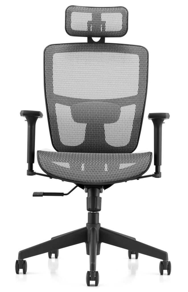 Кресло д/руководителя EVERPROF Dublin сетка, серый, крестов. пластик