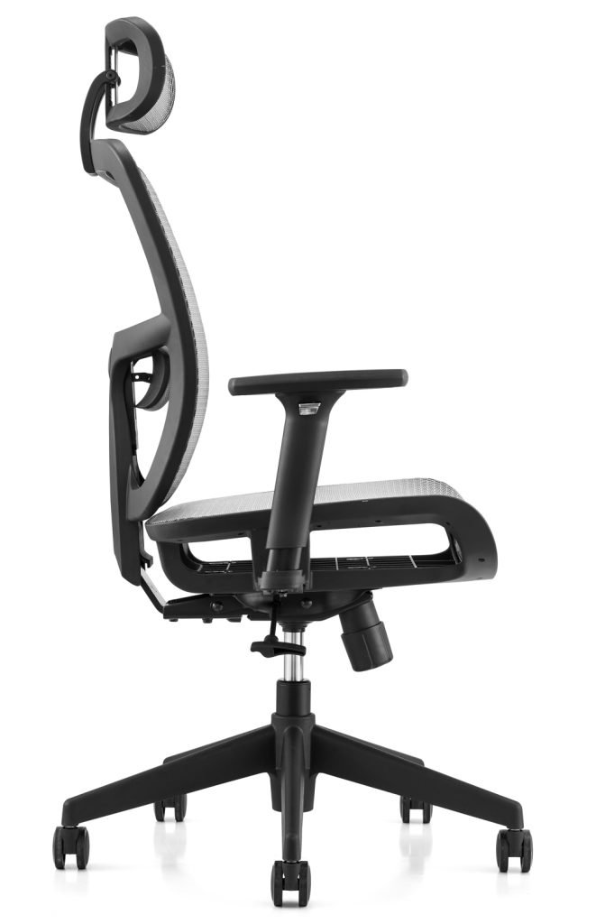 Кресло д/руководителя EVERPROF Dublin сетка, серый, крестов. пластик