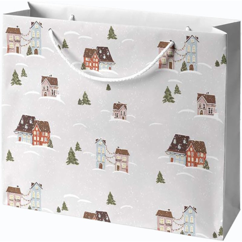 Пакет бумажный подарочный 