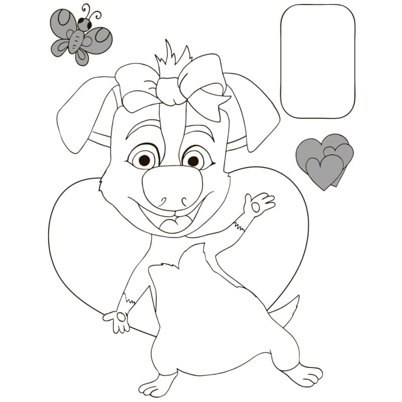 Раскраска с наклейками 