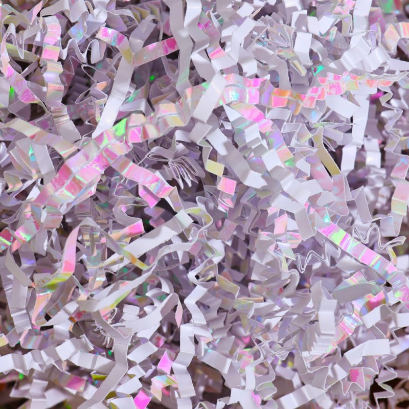 Наполнитель бумажный, 2 мм, 50 гр., иридисцентный