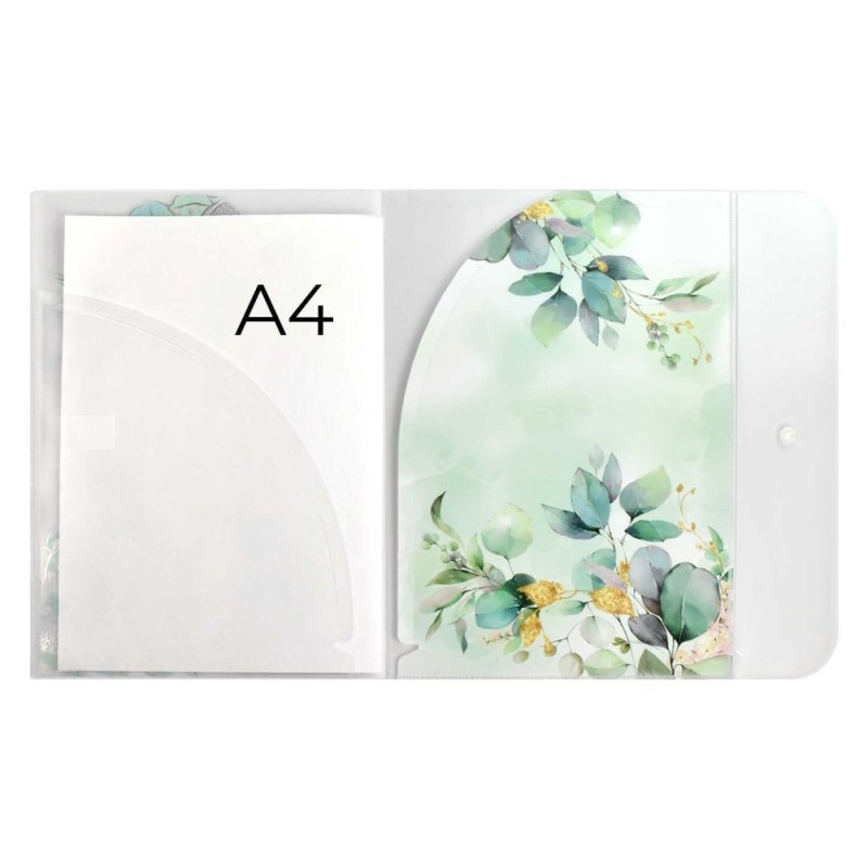 Папка конверт на кнопке А4 