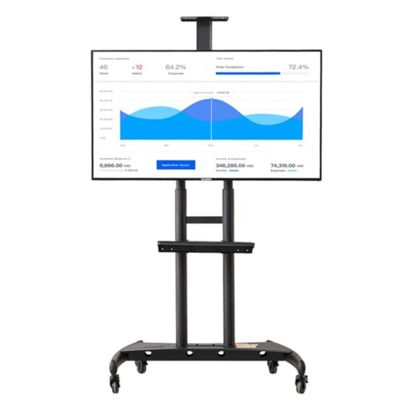 Стойка мобильная под ТВ NB AVA1800-70-1P, черный