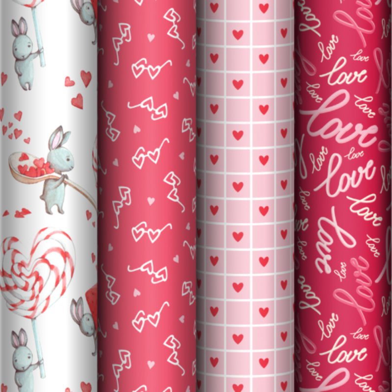 Бумага декоративная в рулоне 